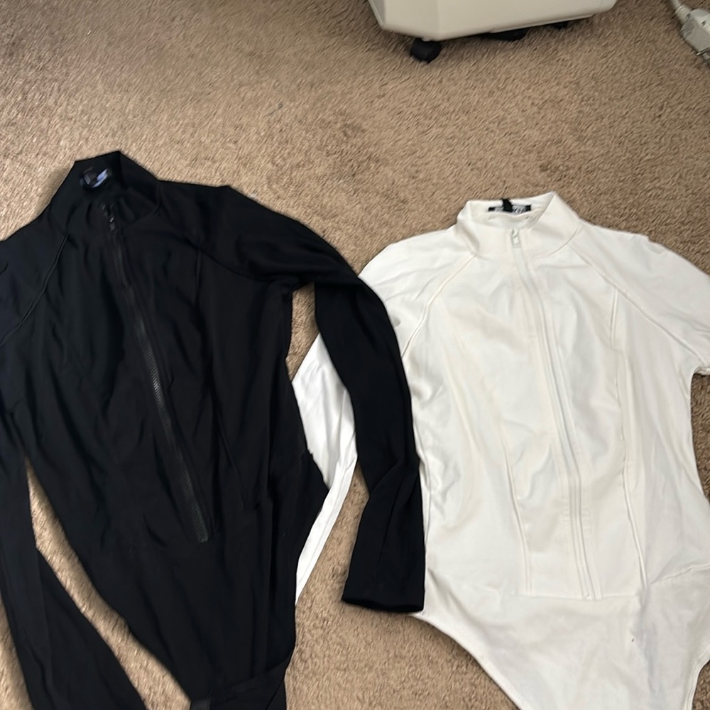 JLUXLABEL  Zip-Up Bodysuit’s bundle